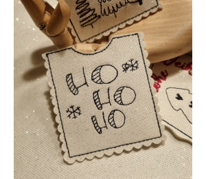 2€ ZUSATZTÜRCHEN 18. Dezember - Stickserie - ITH Teebeutel Verpackung